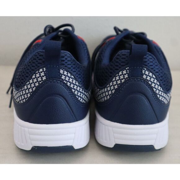 OrthoFeet Men's Sz 11.5D Blue Edgewater Stretch Orthopedic Sneakers - Picture 3 of 13